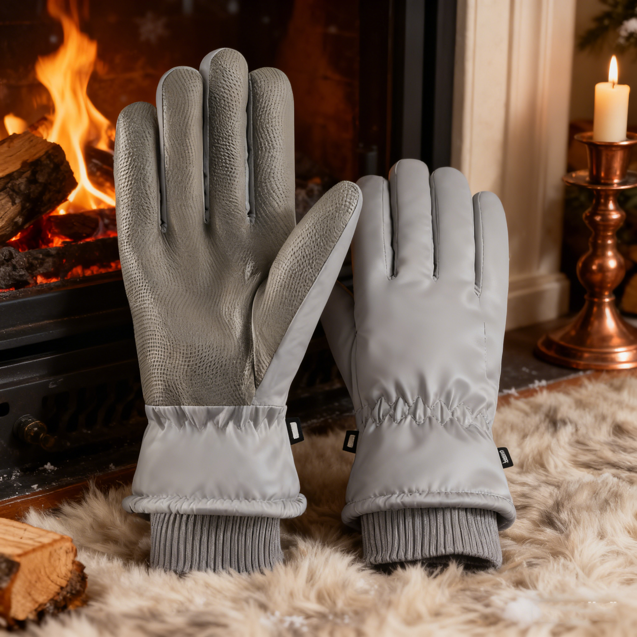 Winter Ski Gloves, Thermal Fleece, Touchscreen, Unisex