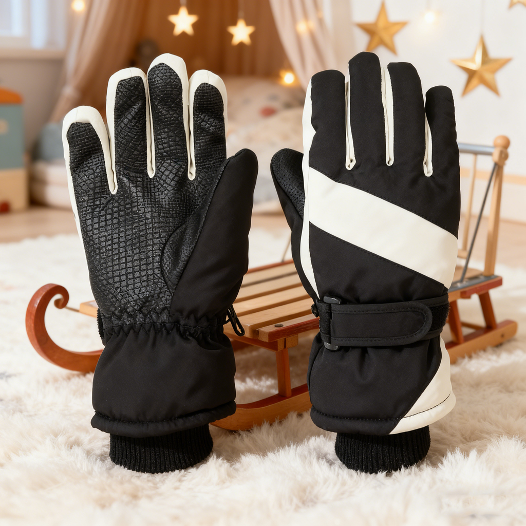 Men & Women Winter Ski Gloves, Touchscreen, Thermal Fleece, Anti-Slip