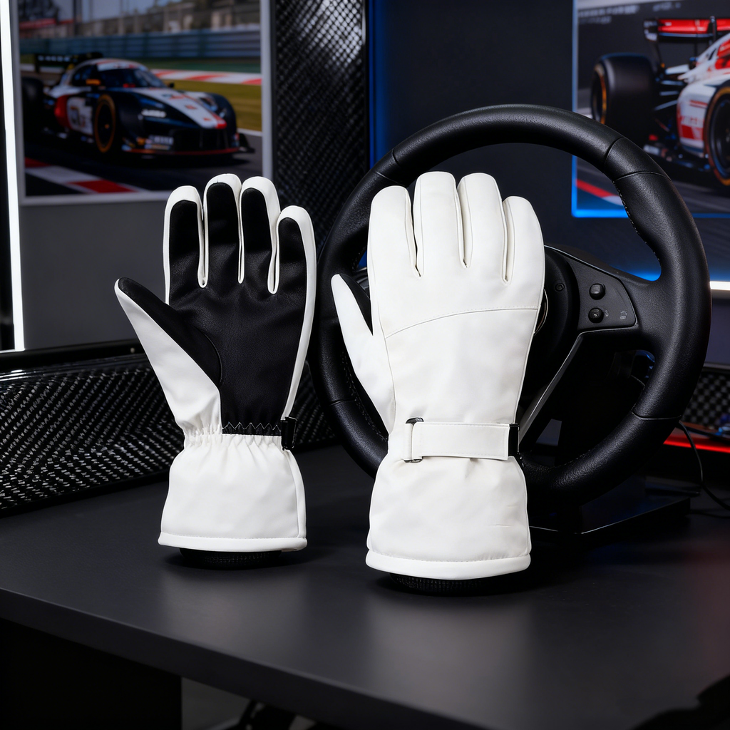 Winter Ski Gloves, Touchscreen, Waterproof Fleece, Anti-Wind, Unisex