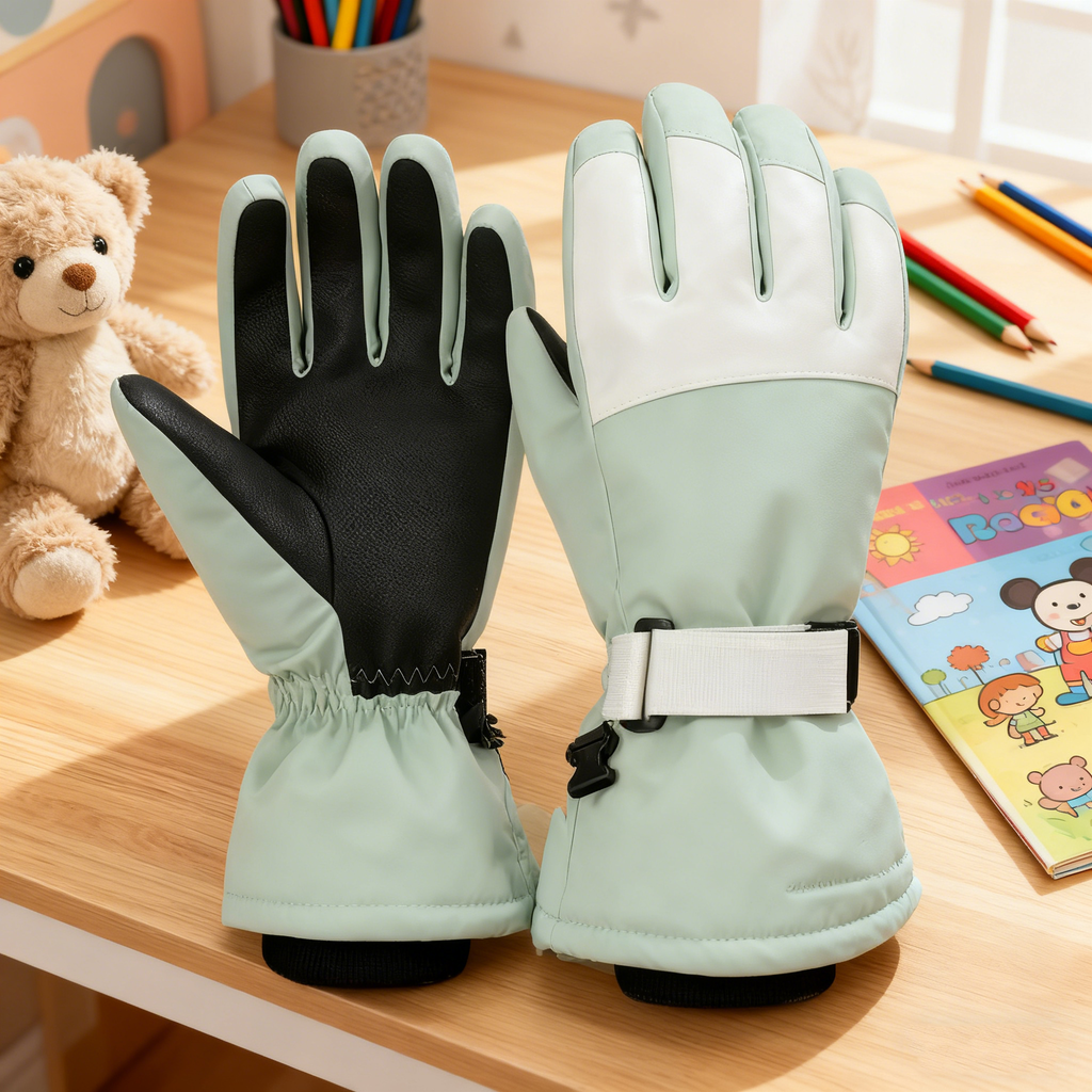 Winter Ski Gloves, Touchscreen, Waterproof Fleece, Anti-Wind, Unisex