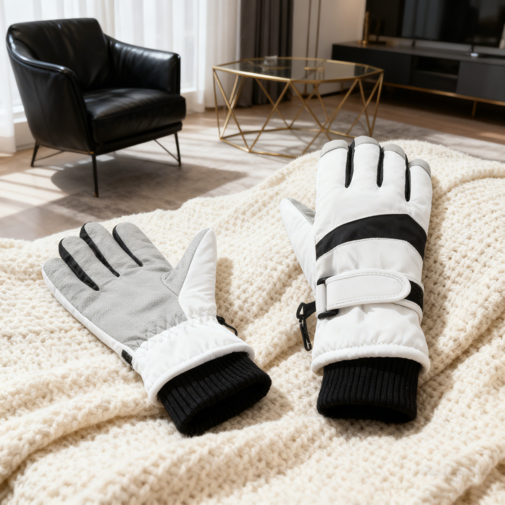Winter Ski Gloves, Thick Fleece, Touchscreen, Unisex