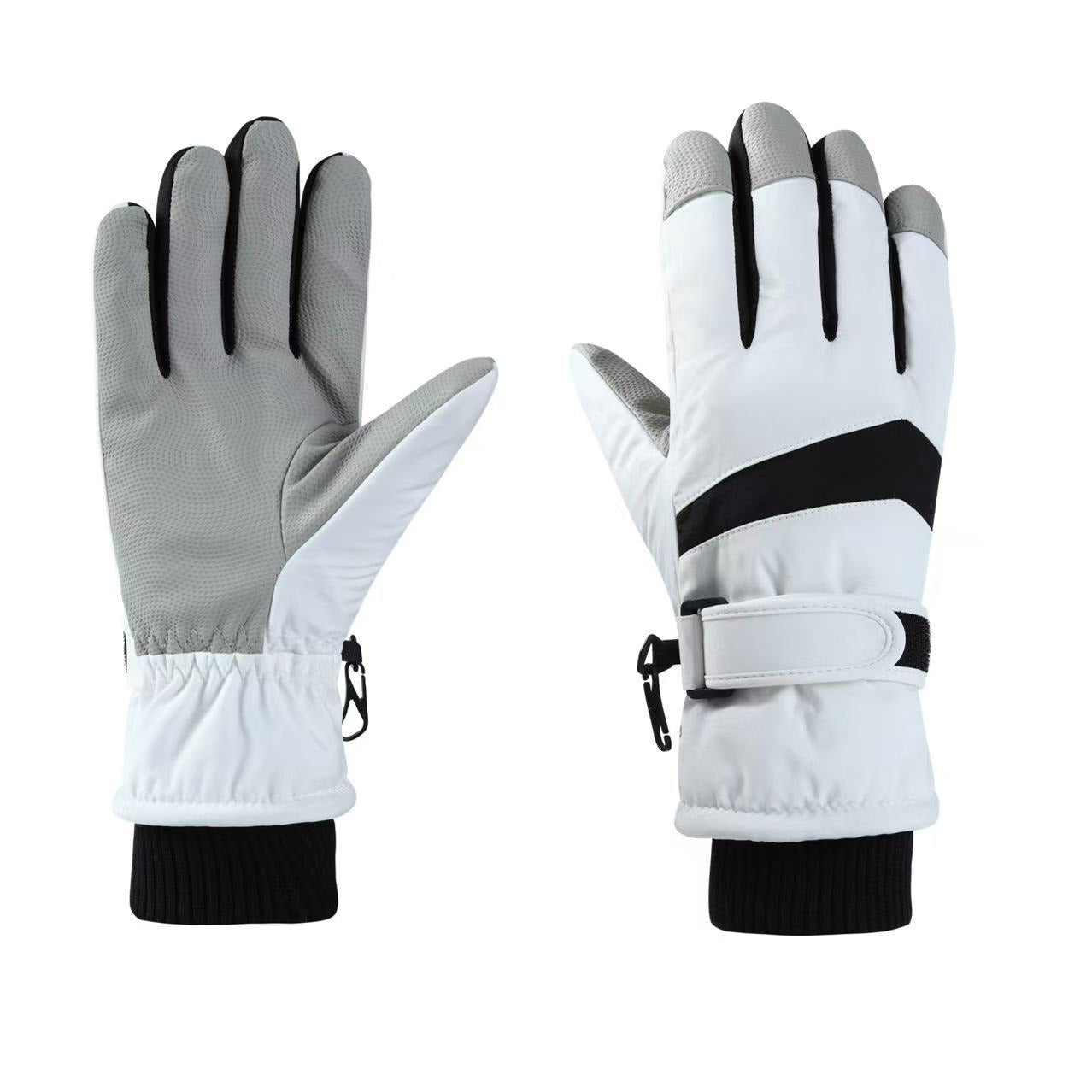 Winter Ski Gloves, Thick Fleece, Touchscreen, Unisex