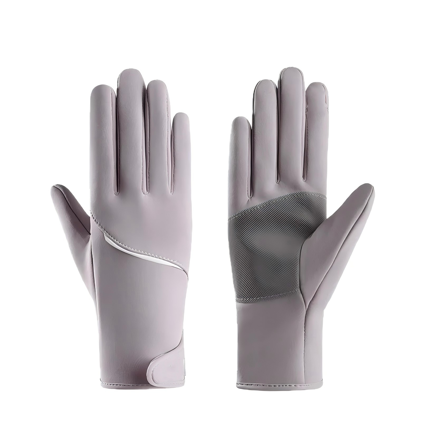 Women's Winter Cycling Gloves, Fleece Lined, Waterproof, Windproof, Convertible Finger