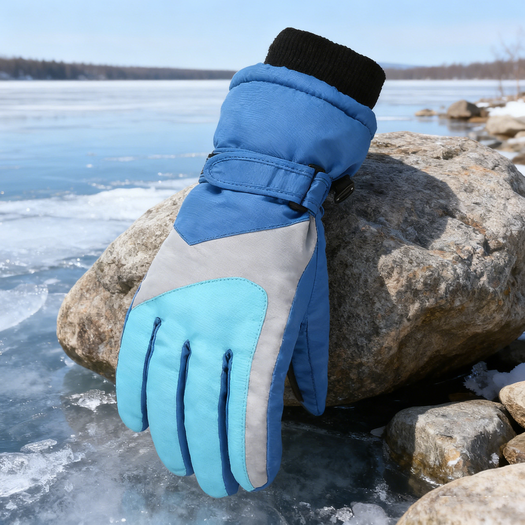Kids Winter Gloves, Waterproof Windproof Thermal, Ages 6-16