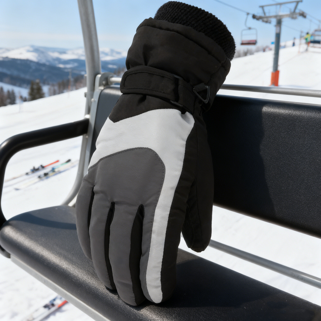 Kids Winter Gloves, Waterproof Windproof Thermal, Ages 6-16