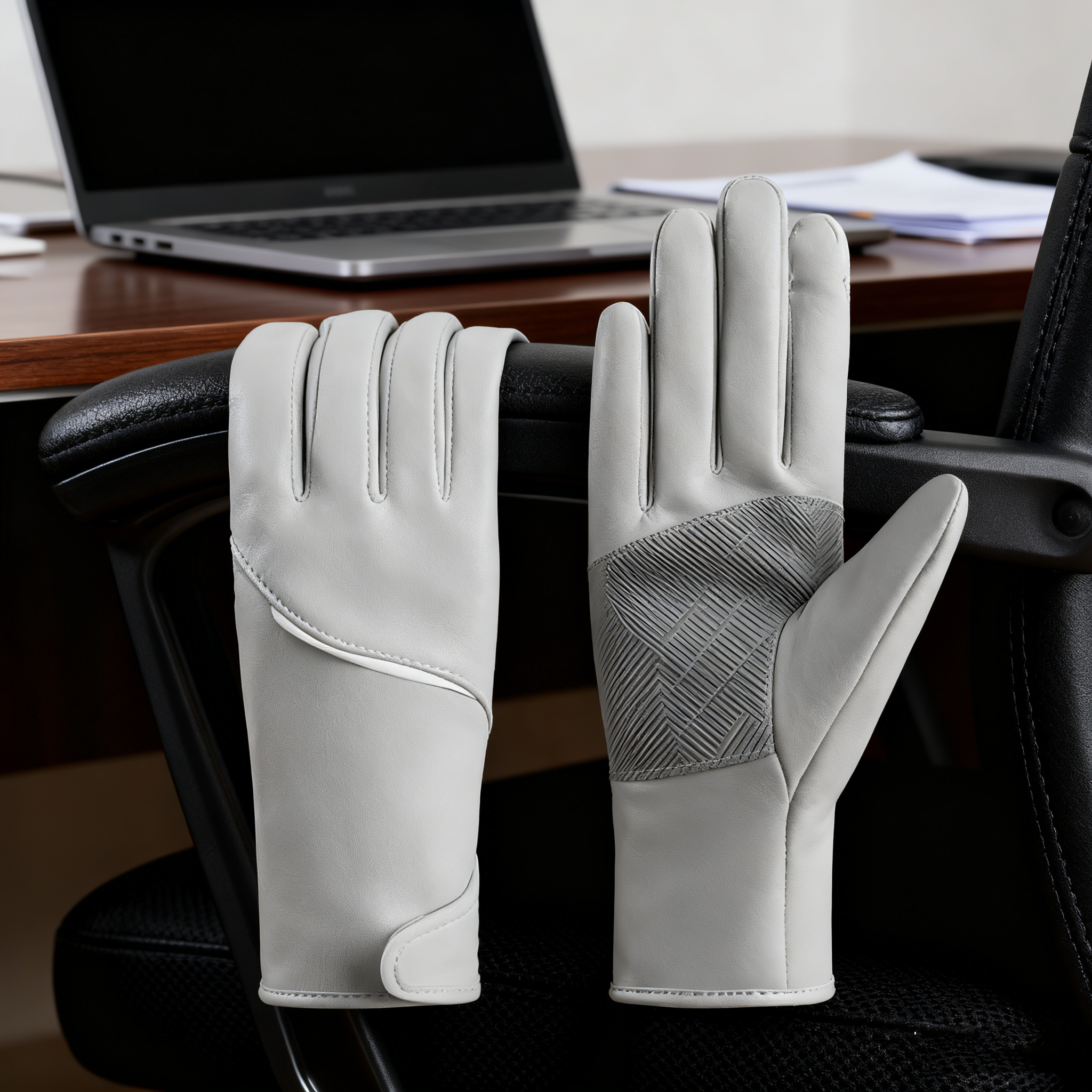 Women's Winter Cycling Gloves, Fleece Lined, Waterproof, Windproof, Convertible Finger