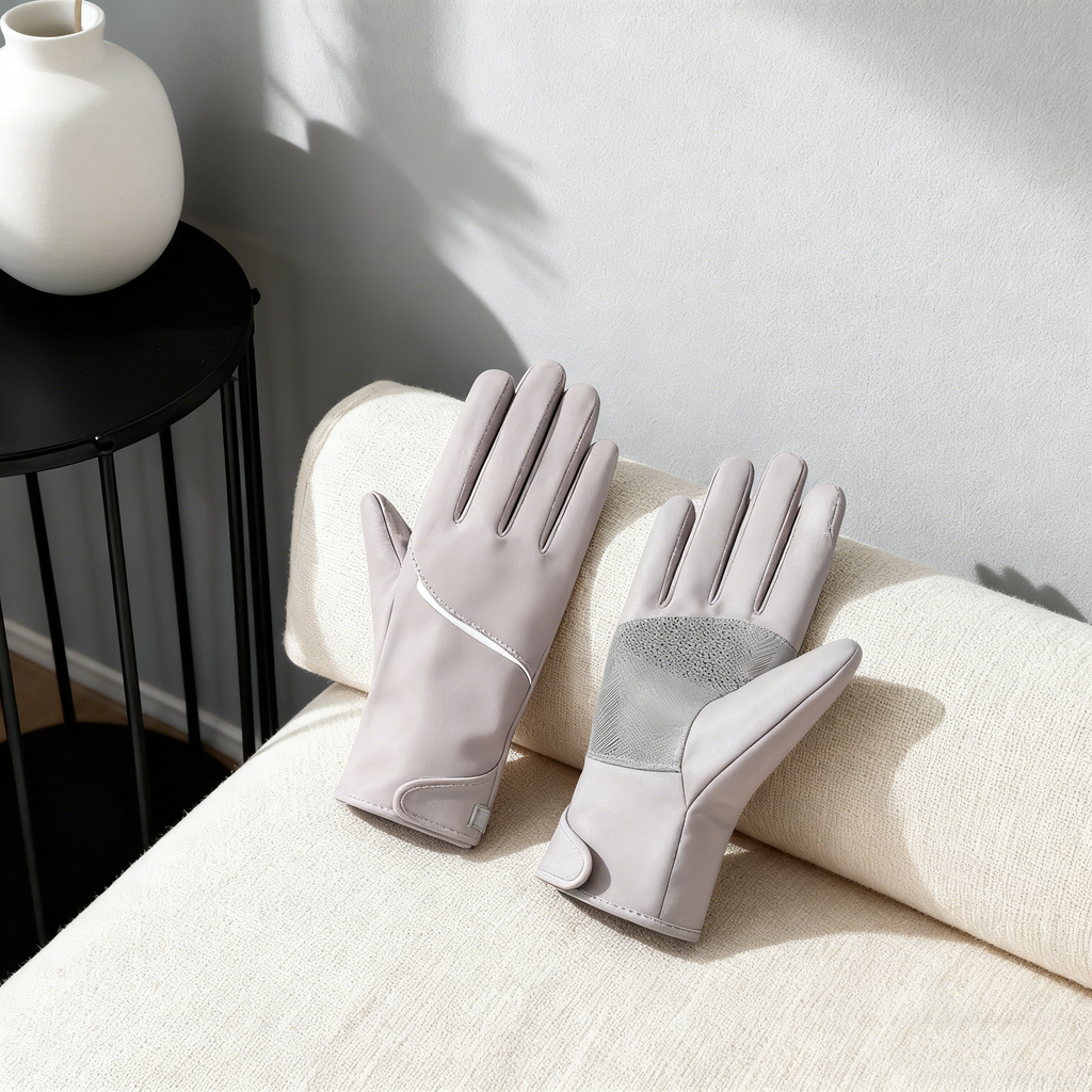 Women's Winter Cycling Gloves, Fleece Lined, Waterproof, Windproof, Convertible Finger